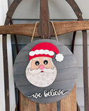 DIY Santa We Believe Sign Kit