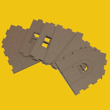 FREE! Cardboard Gingerbread House Event
